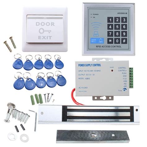 rfid door lock access control system kit electric lock new|door locking system using rfid.